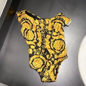 Baby Yellow and Black Versace